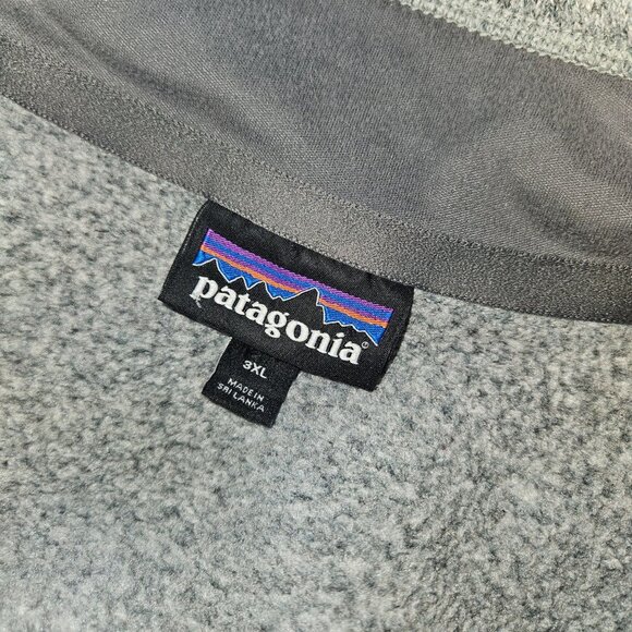 Patagonia Men's full zip fleece sweater xxxl gray 3XL - Picture 10 of 15